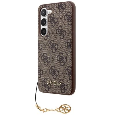 2. Etui Guess 4G Charms Collection na Samsung Galaxy A35 - brązowe