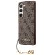 2. Etui Guess 4G Charms Collection na Samsung Galaxy A35 - brązowe