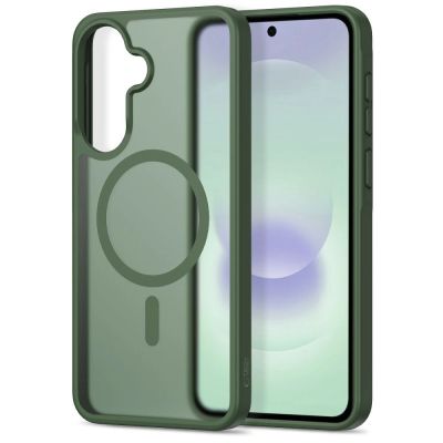 2. Etui Tech-Protect Magmat MagSafe na Samsung Galaxy A36 / A56 / A37 5G - zielone matowe