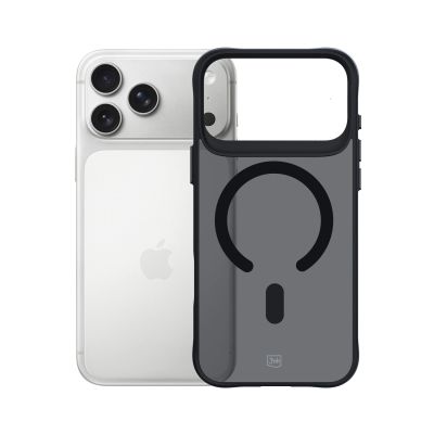 3. Etui 3mk Smoke MagCase na iPhone 17 Pro - czarne półprzezroczyste