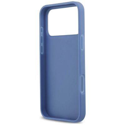 7. Etui Guess 4G nauble Card Triange na iPhone 18 Pro Max / 17 Pro Max - niebieskie