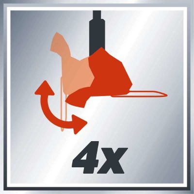 7. Einhell GC-ET 4530 Set 30 cm 450 W Elektryczny Aluminium, Czarny, Pomarańczowy