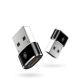 8. Adapter Baseus Mini przejściówka z USB-C na USB-A - czarny