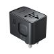 2. Adapter podróżny Acefast Z8 GaN 45W podróżna ładowarka sieciowa 3x USB-C + 2x USB-A z gniazdkiem AC 2500W - czarna