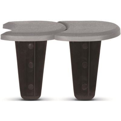 9. OBRZEŻE PALISADA OGRODOWA PŁASKA PODWÓJNA KOSTKA 3,8 M SZARY KAMIENNY