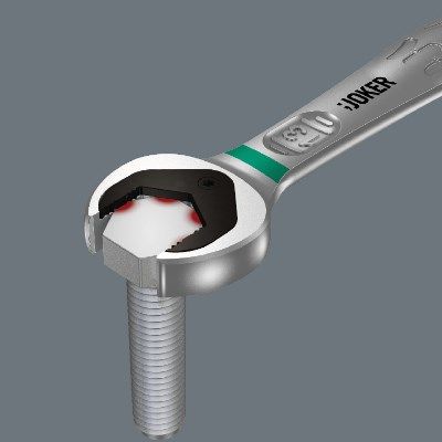 4. WERA klucz płasko-oczkowy z grzechotką, komplet 11 sztuk