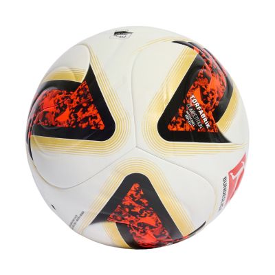 2. Piłka nożna adidas Bundesliga 26/27 Torfabrik Competition biało-pomarańczowo-złota KG6045
