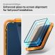 7. Szkło hartowane Spigen ALM Glass FC na iPhone 15 Plus - czarne 2 szt.