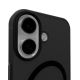 8. Etui silikonowe Puro Daylight kompatybilne z Magsafe na iPhone 17 - półprzezroczyste czarne