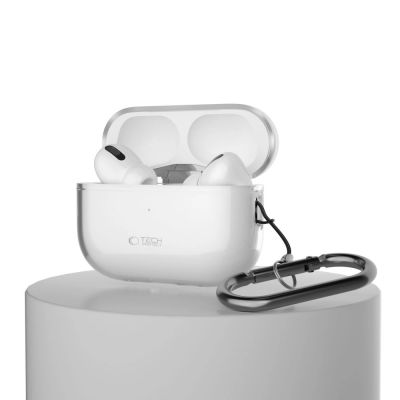 7. Etui Tech-Protect FlexAir na Apple AirPods Pro 1 / 2 - przezroczyste