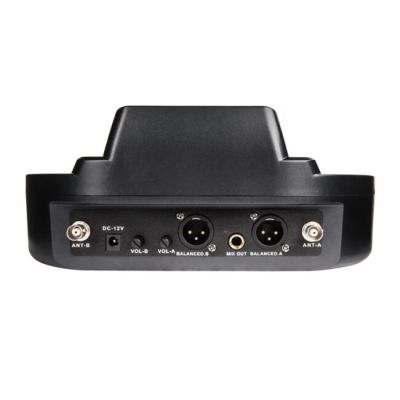 3. UMA VOCAL SET - Podwójny zestaw bezprzewodowy 2x mikrofon doręczny + odbiornik wraz ze stacją ładowania mikrofonów