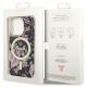 8. Etui Guess Flower MagSafe na iPhone 14 Pro - czarne