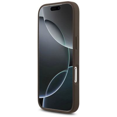 5. Etui Guess 4G Big Logo do iPhone 17 Pro - brązowe