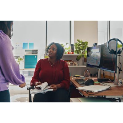 5. Poly Blackwire 3325 Stereo USB-C Headset +3.5mm Plug +USB-C/A Adapter