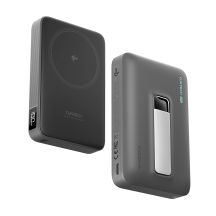 Powerbank Cuktech WPB100 10000 mAh Qi2 magnetyczny 30 W z podstawką - czarny