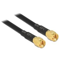 DeLOCK 88891 kabel koncentryczny LMR195 5 m Czarny