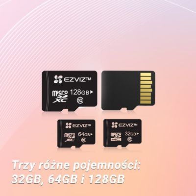 9. Karta pamięci micro SD Ezviz 128 GB
