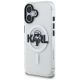 2. Etui Karl Lagerfeld IML Karl Sketch Logo MagSafe na iPhone 16 - przezroczyste