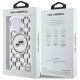 8. Etui Karl Lagerfeld IML Monogram Karl & Choupette Head MagSafe na iPhone 15 - przezroczyste