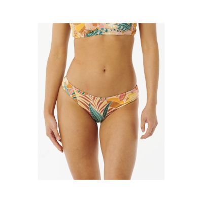 Majtki kąpielowe RIP CURL Brazilian Soul Revo Cheeky zielono żółty