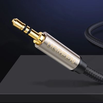 9. Kabel Ugreen AV127 10628 audio TRS mini jack 3,5mm / jack 6,35mm 2m - szary