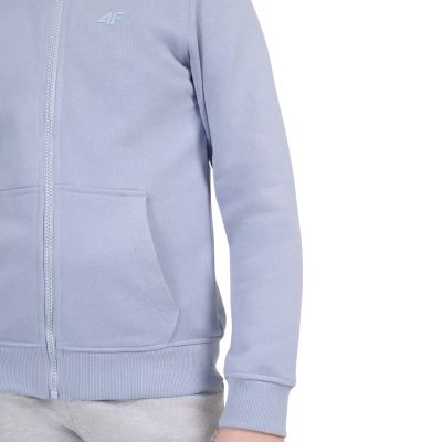 3. Bluza dla dziewczynki 4F F2765 jasnoniebieska 4FJWAW26TSWSF2765 34S