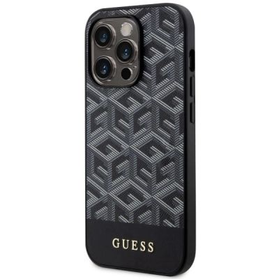 2. Etui Guess GCube Stripes MagSafe na iPhone 14 Pro Max - czarne