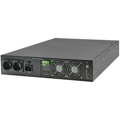 2. Zasilacz awaryjny UPS do RACK 2.4kVA, 2400W, Power Factor 1.0, LCD, EPO, USB, On-line