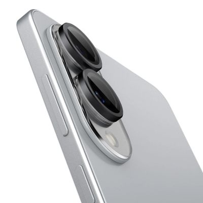 3. Osłona aparatu Spigen Optik Pro GLAS.TR "Ez Fit" 2-pack na Samsung Galaxy S25 Edge - czarna