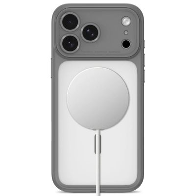 4. Etui Tech-Protect MagPeak MagSafe CC na iPhone 18 Pro / 17 Pro - szare matowe