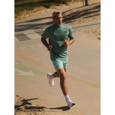 8. T-shirt relaxed z nadrukiem męski 4F 4FRSS26TTSHM4296-47S