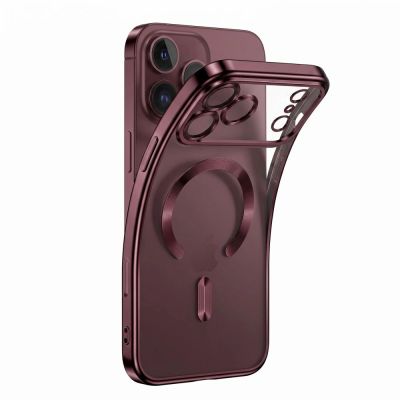 5. Etui Tech-Protect MagFlex na iPhone 18 Pro / 17 Pro - burgundowe