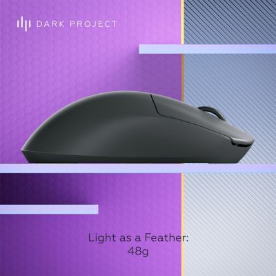 13. Dark Project Novus SE Wireless Gaming myszka Oburęczny RF Wireless + USB Type-C Optyczny 26000 DPI