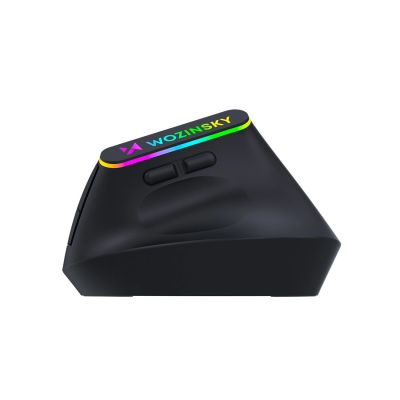 4. Mysz bezprzewodowa Wozinsky WMG-1164 gamingowa pionowa ergonomiczna 3600 DPI z podświetleniem RGB - czarna
