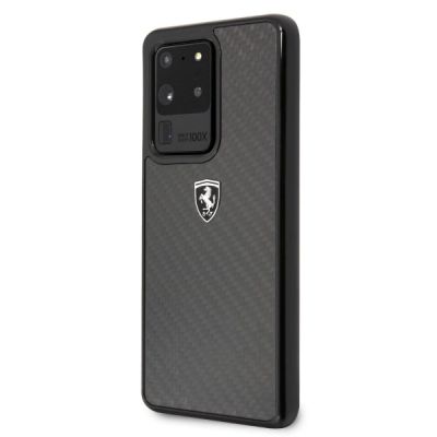 2. Etui Ferrari Carbon Heritage na Samsung Galaxy S20 Ultra - czarne