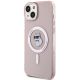 2. Etui Karl Lagerfeld IML Choupette MagSafe na iPhone 15 Plus - różowe
