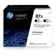 8. HP 87X 2x Schwarz LaserJet Tonerpatrone