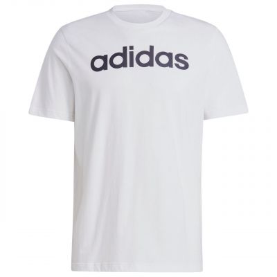 Koszulka adidas Essentials Single Jersey Linear Embroidered Logo Tee M IC9276