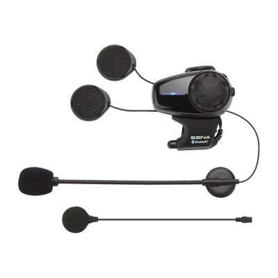 5. Interkom motocyklowy Sena SMH10-11 Bluetooth 3.0 900m z mikrofonem na pałąku na 1 kask