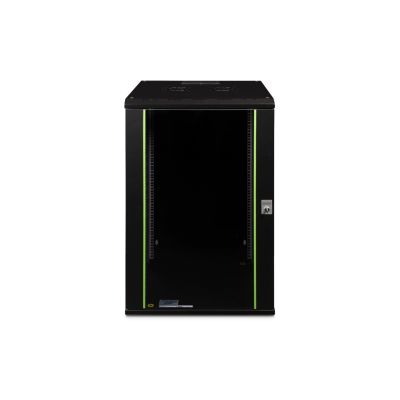 3. Digitus Szafa sieciowa wisząca Unique 19" 20U rack 600x600, drzwi szyba, czarny, niedzielona, złożona, 100kg
