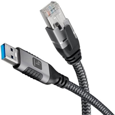 4. TECHLY ADAPTER/KABEL SIECIOWY USB-A NA GIGABIT ETHERNET RJ45 1M