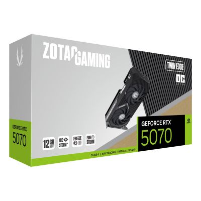 7. Karta graficzna ZOTAC GAMING GeForce RTX 5070 Twin Edge OC 12GB