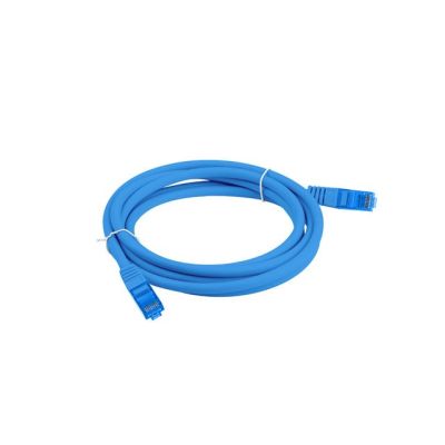 2. LANBERG PATCHCORD S/FTP KAT.6A 1.5M NIEBIESKI LSZH CCA (FLUKE PASSED) PCF6A-10CC-0150-B