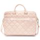 3. Torba Guess Quilted 4G na laptopa 16" - różowa