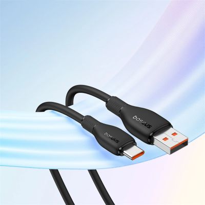 13. Kabel Baseus Pudding Series 100W USB-A - USB-C 2m - czarny
