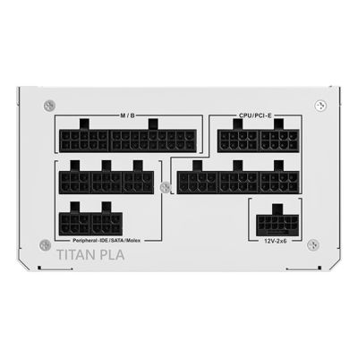 6. Zasilacz Montech Titan PLA 1200W - 80 PLUS & Cybenetics Platinum, modular, PCIe 5.1 - 1200 Watt