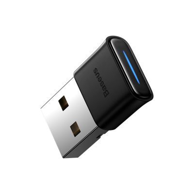 2. Baseus BA04 mini adapter Bluetooth 5.0 USB odbiornik nadajnik do komputera czarny (ZJBA000001)