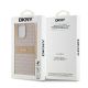14. Etui DKNY Leather Mono Stripe & Metal Logo na iPhone 15 Pro Max - różowe