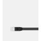9. Ugreen płaski kabel przewód internetowy sieciowy Ethernet patchcord RJ45 Cat 6 UTP 1000 Mbps 5 m czarny (NW101 50187)