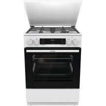 Kuchnia gazowo-elektryczna GORENJE GKS6C71WF 60 cm | AirFry | ExtraSteam | FrozenBake | biały